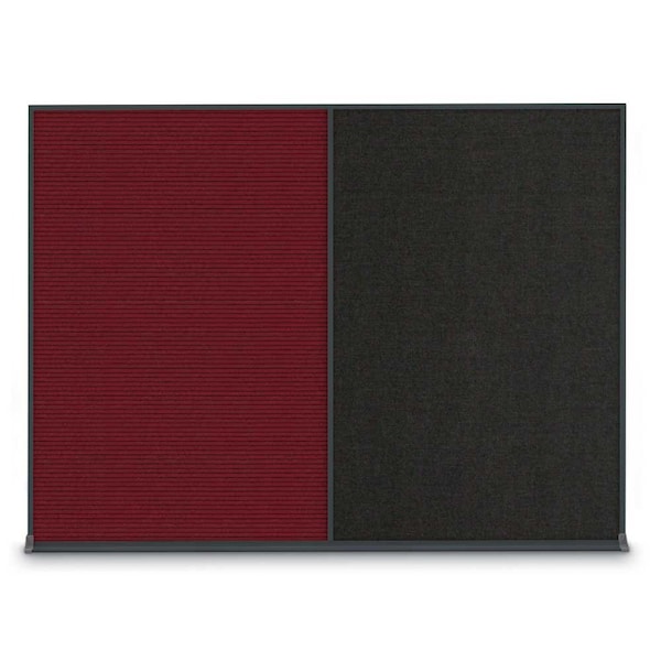 Double Door Radius Plus Corkboard, 48"X